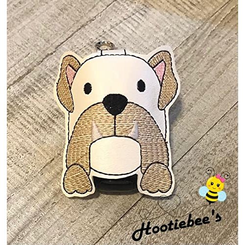 Bulldog Hand Sanitizer Holder And/Or Lip Balm Holder