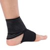 Zerone Ankle Brace, Adjustable Elastic Breathable Compression Ankle Support Wrap for Arthritis Reducing Swelling Achilles Tendonitis Injury Recovery(Black)