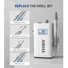 AIRSEE Rechargeable 30000RPM Electric Nail Drill Professional Portable E File Machine for Acrylic Nail Natural Extension Gel Nails Polish Cuticle, Cordless High Speed for Salon Home Use E8 White