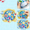 CY2SIDE Summer Pool Stickers Scene - Make A Pool Sticker Scene Art Craft with Swimming Ring for Kids Make Your Own Summer Pool Sticker Scene Art Craft DIY Summer Party Games Classroom Fun Activities