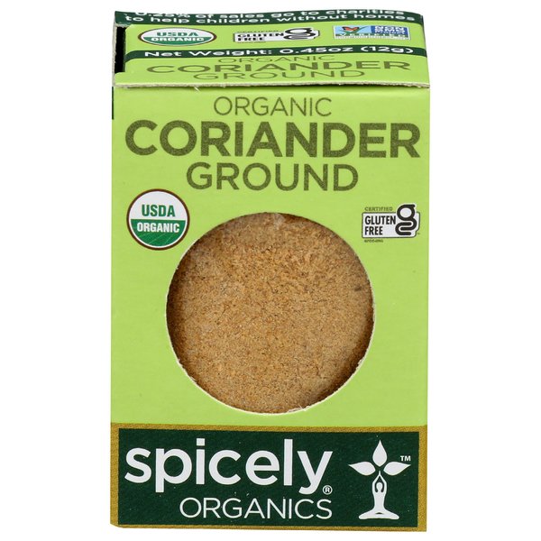 Spicely Organic Coriander Powder (0.45 OZ ecoBox)