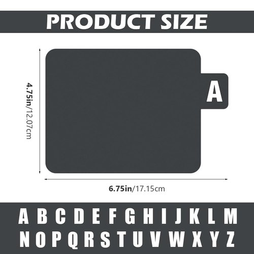 Vinyl Record Dividers, 26 Pcs File Alphabet Organizer Dividers 4.75 x 6.75 inch Binder with Tabs Reusable Binder Tabs Index Card Organizer for Vinyl CD DVD, Black