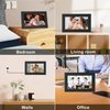 Yamemo 8 Inch Digital Picture Photo Frame Display Photo Video Player with Remote Control & Slideshow & Calendar/Clock, Support USB/MMC/SD Card Electronic Photo Frame