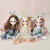 Sufeasdf 6 Pcs 6 Inch Princess Girl Mini Dolls, Small Princess Dolls, Little Girl Miniature Dolls for 3+ Year Old Girls