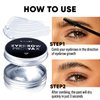 SINART Eyebrow Pro Wax Crystal, 3D Brows Styling Wax, Transparent Long Lasting Natural Eyebrow Wax Eyebrow Gel - 15q/ 0.51oz