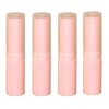 6PCS 4G 0.13oz Scrub Empty Refillable DIY Make Up Lipstick Tube Lip Balm Lip Gloss Tubes Holder Containers Crayon Deodorant Pipe Bottle Case (Pink)