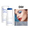 Jutqut Body Glitter Stick, Chunky Glitter Gel for Face Body Hair, Blue Glitter Face Glitter Gel Makeup, Sparkling Holographic Mermaid Sequins Paint, Waterproof Multiuse Glitter Face Paint, 04#Blue