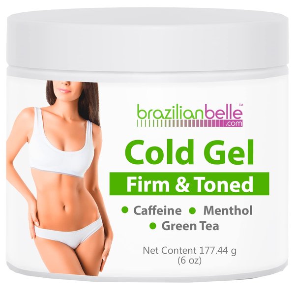 Cellulite Cream Cold Gel with Caffeine and Green Tea Extract - Body Firming and Skin Tightening Gel for Cellulite. Improves Circulation - Quick Absorption- Cryo Gel (1 Jar)