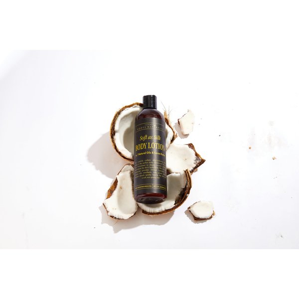 The Roots Naturelle Soft As Silk Body Lotion with Natural Oils & Cocoa Butter | 13 oz
