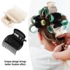 FRCOLOR 12Pcs Hot Roller Clips for Hair Curler Claw Clip Replacement Roller Clips Hair Section Styling Clips Hair Styling Tools