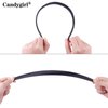 Candygirl 0.8 Inch Wide Satin Covered Headbands DIY Ribbon Headbands for Girls Women Craft