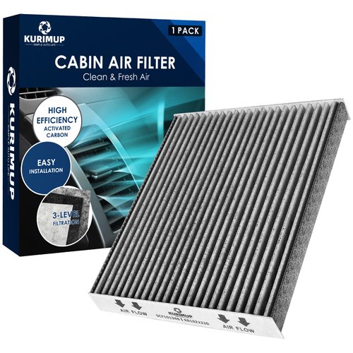 KURIMUP Cabin Air Filter,Replacement for CP134 (CF10134), Premium Cabin filter with Activated Carbon, Fit for Honda Accord/Civic/Odyssey/CR-V and Acura MDX/TSX/TLX/RDX/Ridgeline (1 pack)