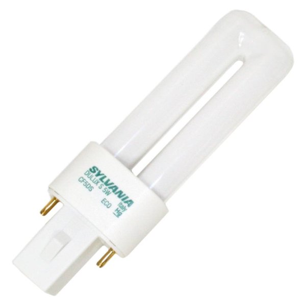 Sylvania 21278 Compact Fluorescent 2 Pin Single Tube 4000K, 5-watt