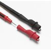 Fluke AC175 Threaded Slide-On Alligator Clip Set with Flexible Boots