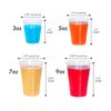 PLASTICPRO 5 oz Disposable Plastic Medium Weight Clear Drinking Cups [200 Count]