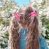 20 Pcs Hot Pink Scrunchies Matte Scrunchies Bridesmaid Proposal Gifts Pink Party Favors Hair Ties Scrunchies for Women Girls Bachelorette Party Favors (hot pink)