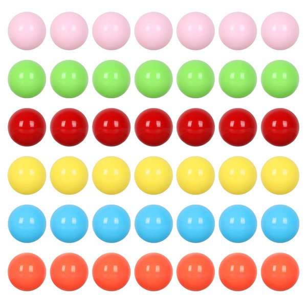 Laviesto Game Replacement Balls,0.91Inch(23mm) Acrylic Marbles Balls for Chinese Checkers,Aggravation Game,Marble Games,Wahoo,Dirty Marbles,Board Game DIY Craft Decoration (42PCS)