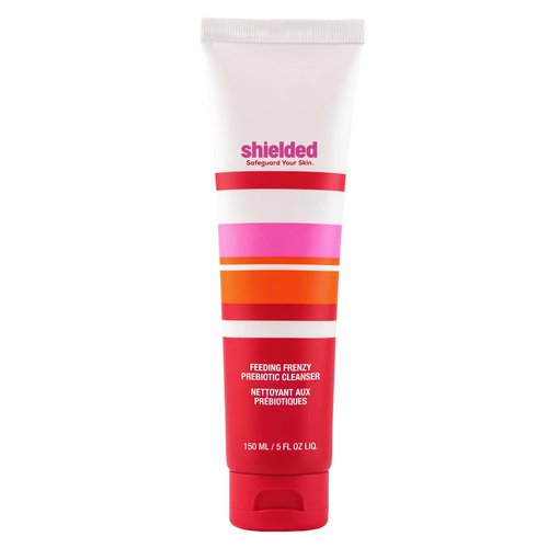 Shielded Beauty Feeding Frenzy Prebiotic Facial Cleanser, Gentle Daily Cleansing Face Wash, Non-Foaming & Hydrating Face Cleanser That Exfoliates, Brightens, and Reduces Pore Size