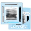 KevKev DIY Lash Extension Kit 3D Fluffy Eyelash Extension Kit 120 Pcs Lash Clusters Kit Individual Lashes Kit Mixed C/D Lash Bond and Seal Lash Glue Lash Remover (Bluebell,10-16mix)