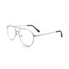 EYE ZOOM 3 Pack Aviator Style Metal Frame Reading Glasses with Spring Hinge, Multi-color, 2.00 Strength