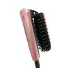 CAJ Beauty Foldable Thermal Glide Brush, 1" Titanium Plates, Thermatru Technology, Beveled Glide System, 5-Temp Settings with Rapid Heat-up Times and a Professional 9-FT Stylist Swivel Cord
