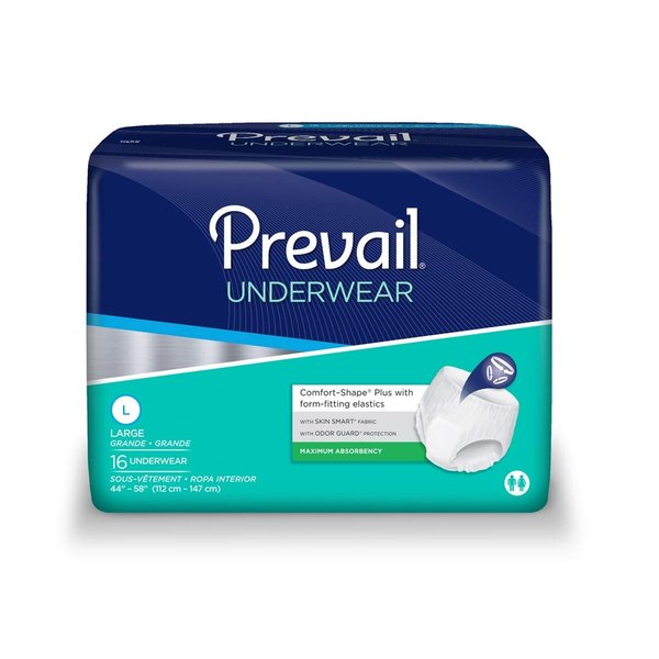BRIEF PREVAIL PULLON LG CS/64 FIRST QUAL