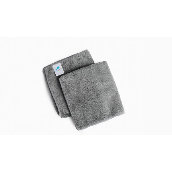 IdeaPaint Microfiber Cleaning Cloth Dry Erase Eraser, 2 Pack, Cleans Writing and Marks Without Scratching Surfaces, Ideal for Daily Use, Perfect for Classrooms, Offices and More