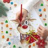 300 Pieces Christmas Mini Erasers Assortment Snowman Elk Christmas Tree Erasers Kids Pencil Erasers Bulk for Party Favor Gift Filling Home School Work Reward