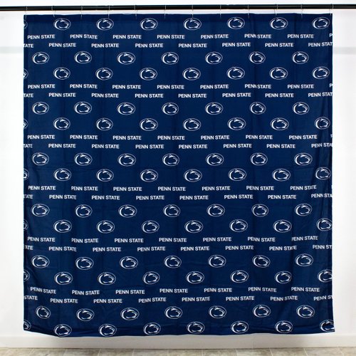 College Covers Everything Comfy Penn State Nittany Lions Bright and Colorful Shower Curtain Cover 70" x 72"