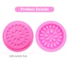 150 Pieces Eyelash Glue Holder False Lash Glue Holder Tray Eyelash Extension Glue Holder Pallet Pads, Multiple Colors