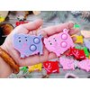 24 Packs Bulk Mini Pig fidgets Toys for Kids Children Classroom Students Gift Prize from Teacher,Pig Animal Birthday Party Favors