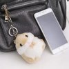 CheeseandU 4Pack Cute Hamster Plush Doll Keychains Stuffed Animals Doll Keychain Plush Cartoon Animal Charm Pendant Keyring for Girl Women Bag Phone Pendant Friends Birthday Party Gift