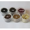 Silicone Copper Nano Beads Micro Link Tube Rings for wig Hair extensions (1000Pcs, Light Brown)