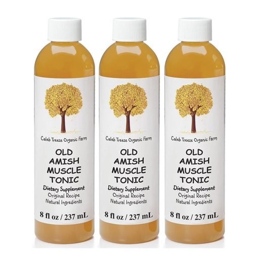 Caleb Treeze Old Amish Muscle Tonic (Formerly: Stops Leg & Foot Cramps) - 3 Pack