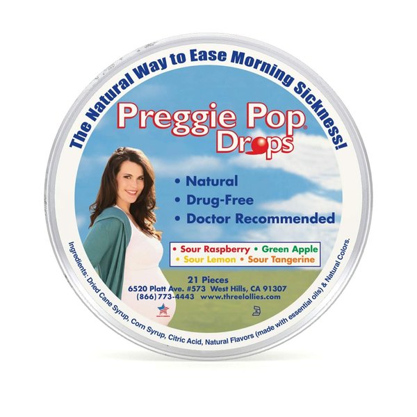 Three Lollies Preggie Pop Drops Contain 21 Ct