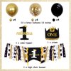 Sursurprise Hip Hop 1st Birthday Party Decorations Notorious One High Chair Banner Cake Topper Crown for Boys Hip Hop First Birthday The Big One Biggie Old School Rap Party Supplies