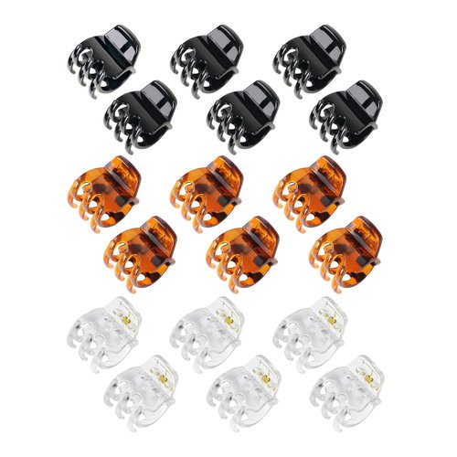 Medium Hair Clips, 18 Pcs 1.38 Inch Hair Claw Clips Medium Size, No-Slip Jaw Clips, Hair Clips Medium for Women and Girls
