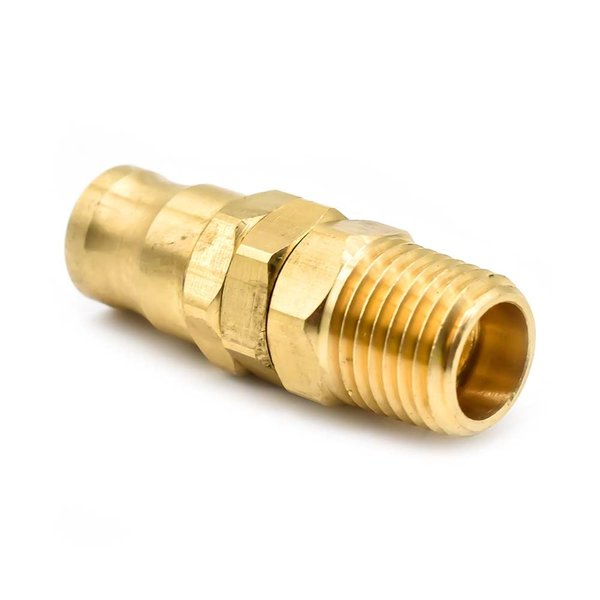 Interstate Pneumatics HRPZ24-0 1/4" Reusable Swivel hose end fitting for 1/4" NPT Polyurethane Recoil Hose (HR Series)