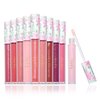 Nicole Miller Lip Gloss Collection, 10 Count (Pack of 1), Flowery Pink