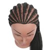 YANGANG Real 100% Human Hair Mannequin Head Hairdresser Practice Training Manikin Cosmetology Doll Head with Stand Clamp Holder