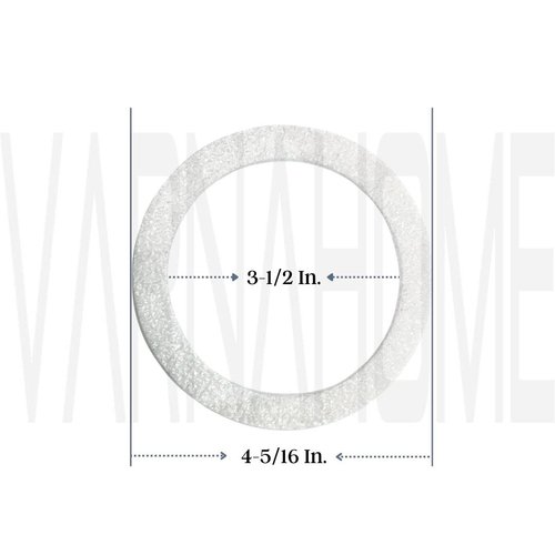 VARNAHOME O-Ring Strainer Gasket Set, 2 EPE O-Ring Gasket, 1 Rubber Seal Ring and 1 Paper Washer Fits for 3-1/2 Inch VARNAHOME Kitchen Sink Drain