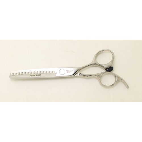 Hitachi Pro Japanese Stainless Steel Professional Thinning Shears-Scissors/Texturizing & Haircut Thinning/Aircraft Alloy Handle/30 Cutting Teeth/Salon/Stylist//Cosmetology/Barber 6.0" Right Hand