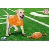 Pets First NCAA Tennessee Volunteers Football Dog Toy, Tough Quality Nylon Materials, Strong Pull Ropes, Inner Squeaker, Collegiate Team Color