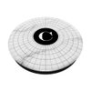 Cell Phone Pop Out Holder,White and Black Spiderweb Letter C PopSockets Grip and Stand for Phones and Tablets