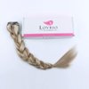 Lovrio 9A Grade 120g 16 inch Clip in Human Hair Extensions, Piano Color Ash Brown/Light Chestnut Brown Fading to Platinum Ash Blonde P8/60, Double Weft Remy Hair Make Full Head 7 pieces 18 clips