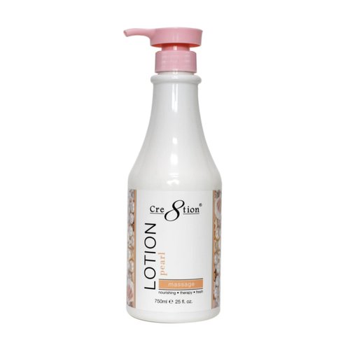 Cre8tion Spa Hand & Body Lotion Nourishing Skin Lotion Moisturizer From Dryness and Flaking 750ml / 25 fl oz (Pearl)