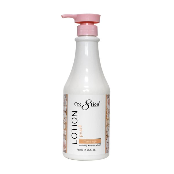 Cre8tion Spa Hand & Body Lotion Nourishing Skin Lotion Moisturizer From Dryness and Flaking 750ml / 25 fl oz (Pearl)