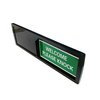 Black Do Not Disturb Sign | SHUTTER CHANGES WHEN YOU PUSH IT | For Home, Offices,Hotels, Hospitals (Don't Disturb, Welcome Signs) Also includes double sided tape mounting.