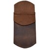 Hide & Drink, Durable Leather Pocket Protector, Pencil Pouch, Pen Holder for Shirt Pockets, Lab Coats, Backpacks, Office & Work Essentials, Handmade Includes 101 Year Warranty (Bourbon Brown)