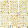 7 Sheets Sunflower Nail Stickers Decals Flower Nail Decals 3D Self Adhesive Spring Summer Nail Art Stickers Floral Designs Nail Art Supplies for Women Nail Manicure Decorations